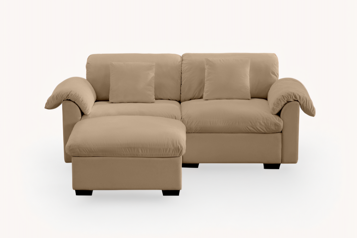 Parris 84&quot; Sofa 2 Seater With 1 Ottoman