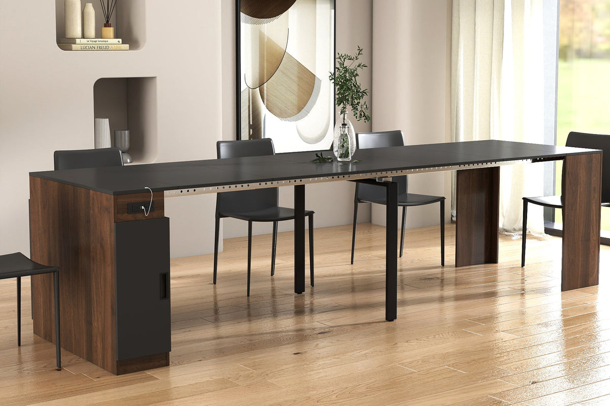 LINDEN 23"-118" Extendable Dining Table