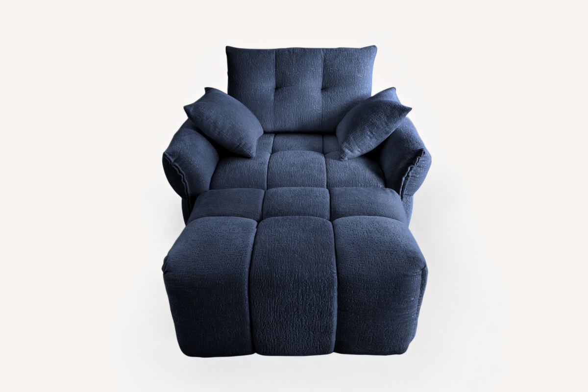 CHARLOTTE 47&quot; Sofa with 1 Ottoman