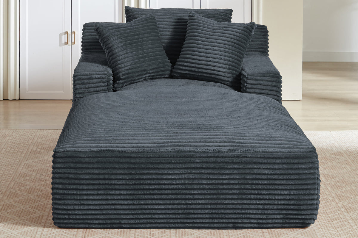 VELYRA 49" Oversized Chaise Lounge Sleeper Sofa