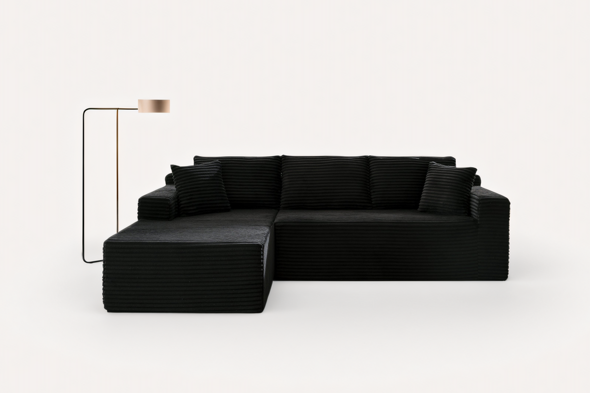 NOUVA 103" Corduroy Left Chaise Sofa