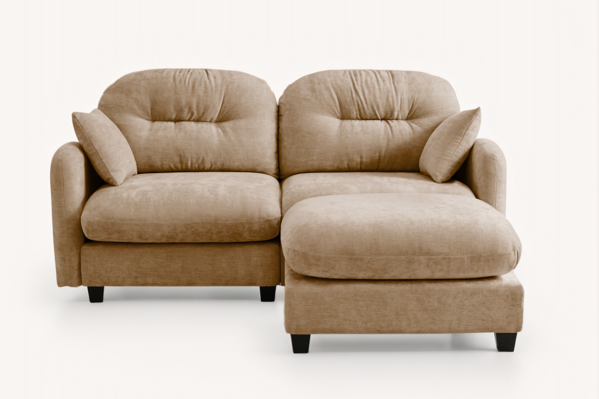 NUVIA 74&quot; Loveseat with 1 Ottoman