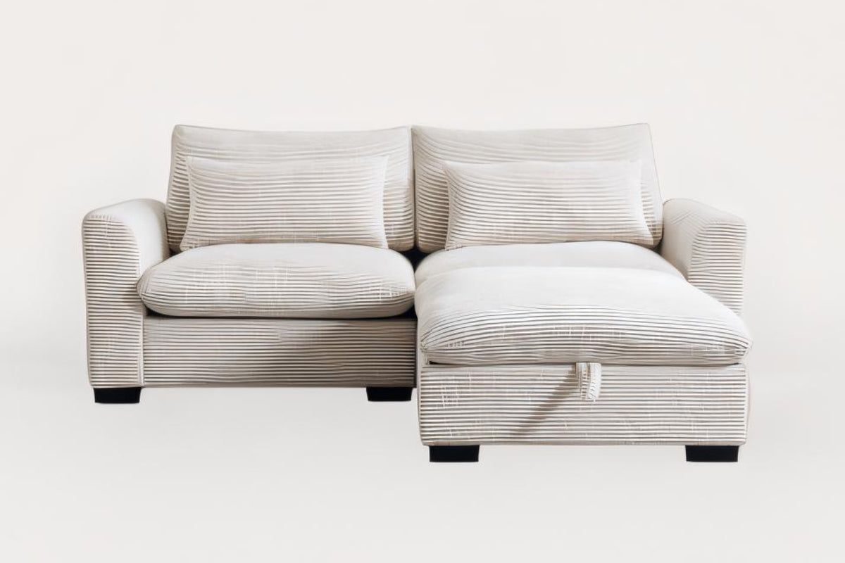 HARMONY 86&quot; Loveseat with 1 Ottoman
