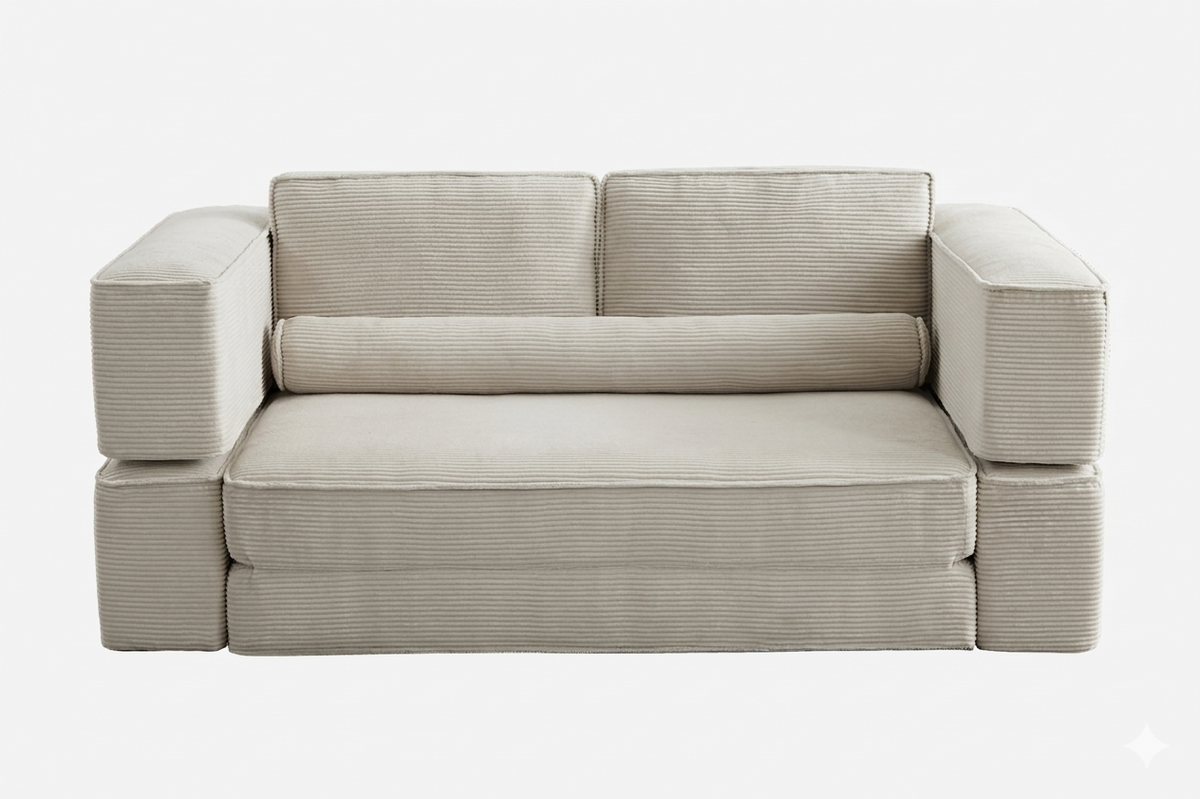 WELIA 79" 4 Seaters Building Block Sofa