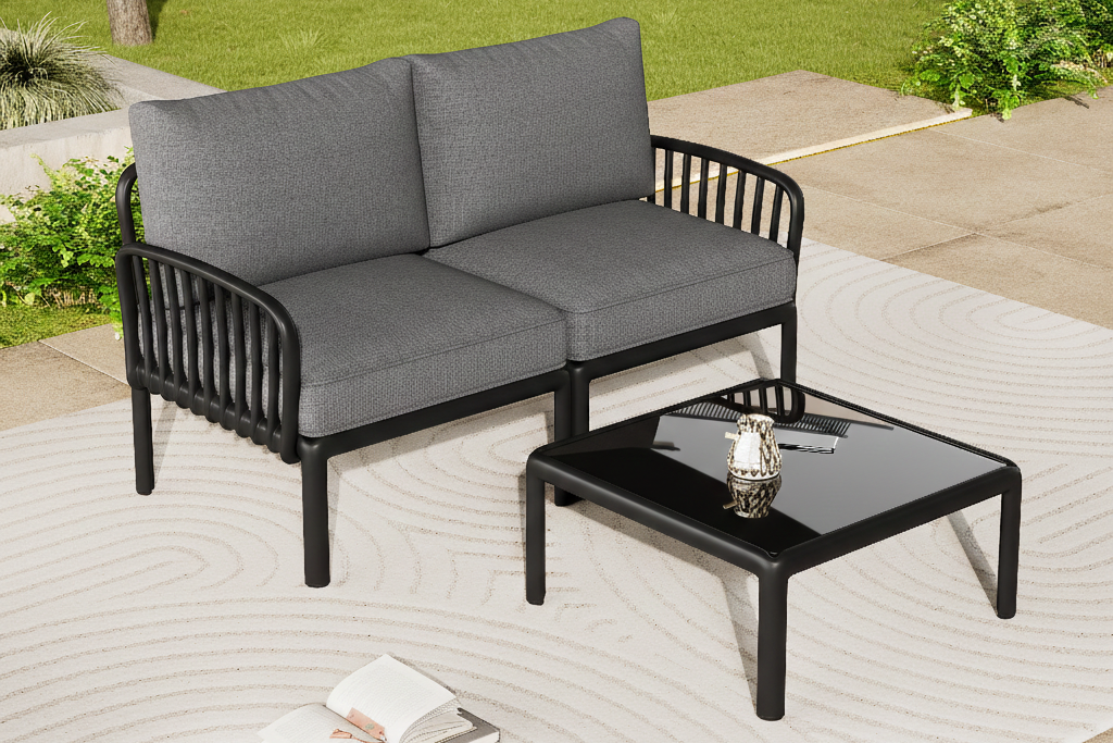 VIONA Loveseat Outdoor Patio Set