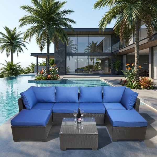 FELON Patio Comfort Sectional Set