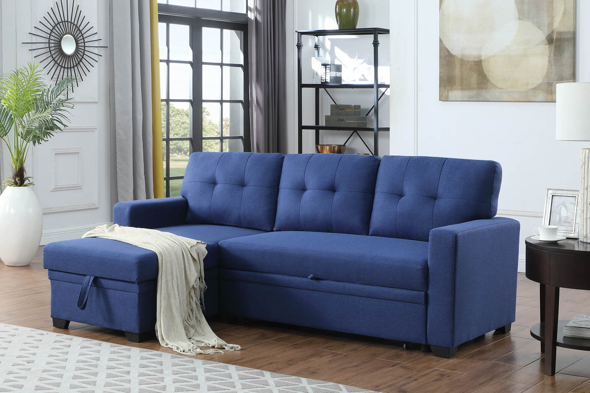 LUNA Reversible Sofa Bed with Storage Chaise