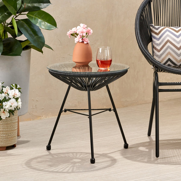 MELUX Rattan Side Table
