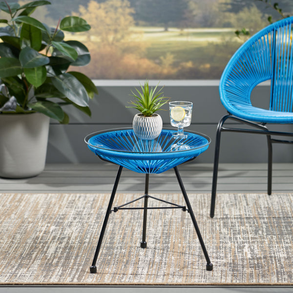 MELUX Rattan Side Table