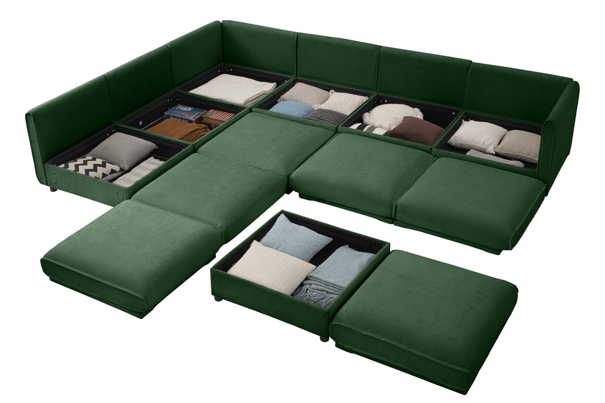 PERTH 247&quot; 6-Seater Sofa