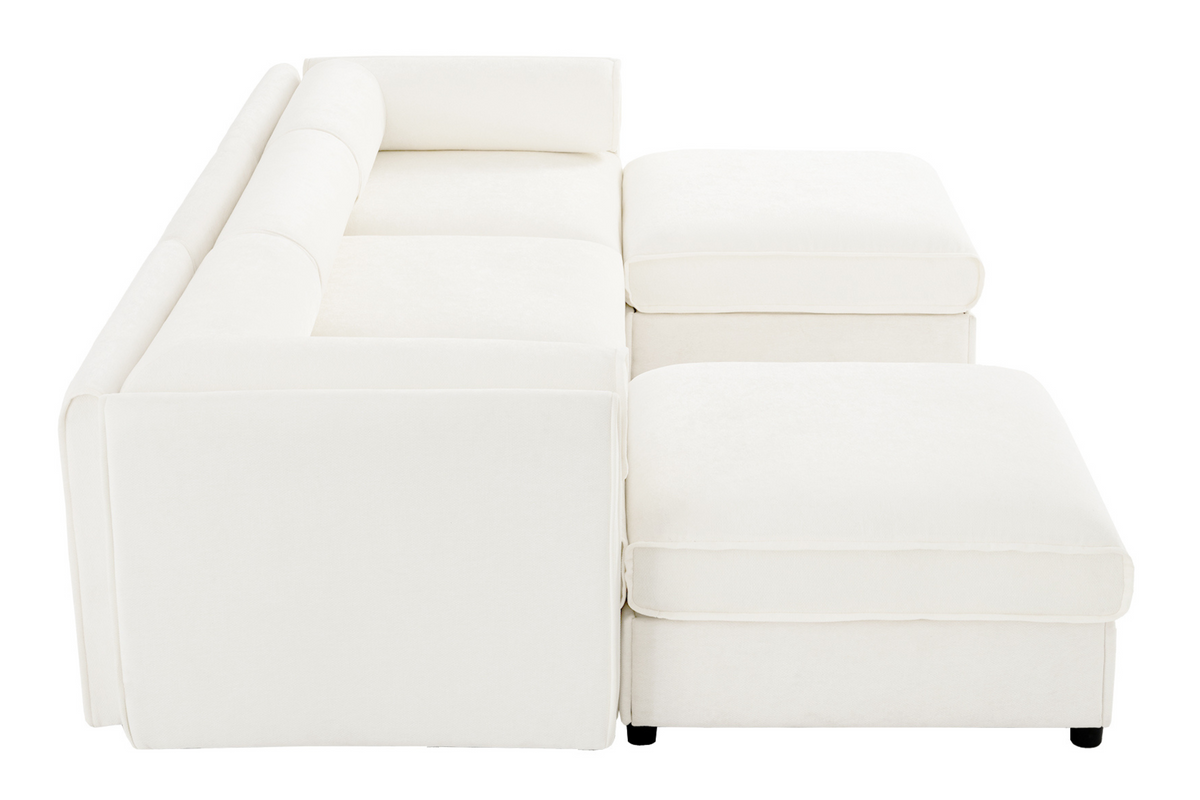 PERTH 109&quot; Sofa 3 Seater with 2 Ottoman