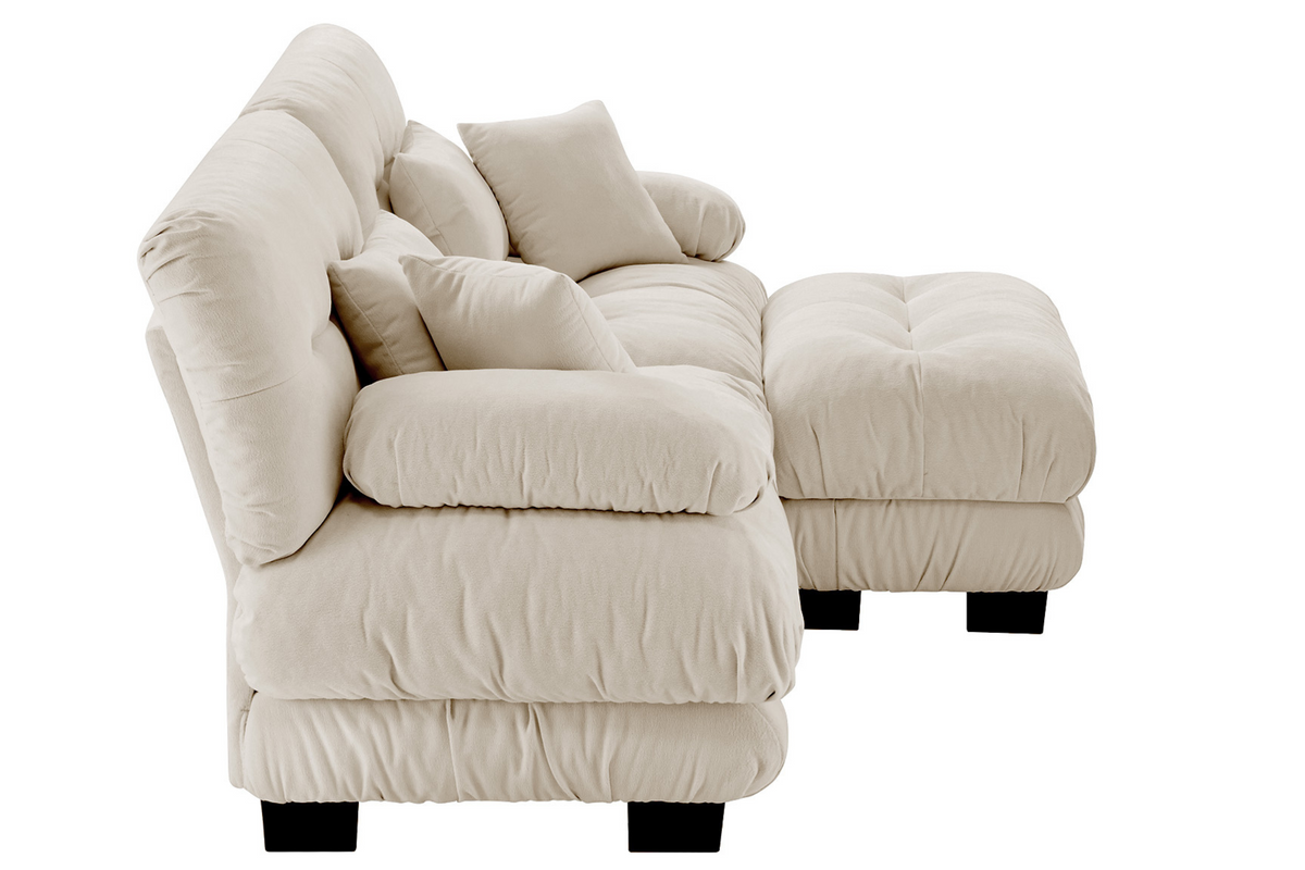 CLOUDIES 94&quot; Loveseat with 1 Ottoman