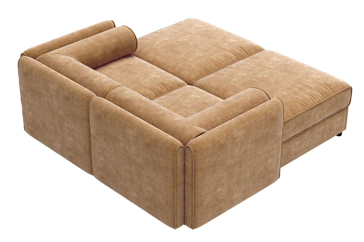 PERTH 75&quot; Loveseat with 2 Ottoman