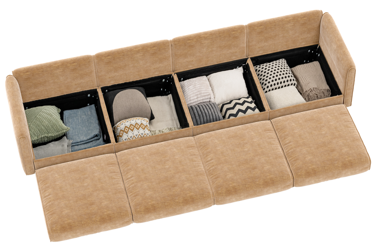PERTH 142&quot; 4-Seater Sofa