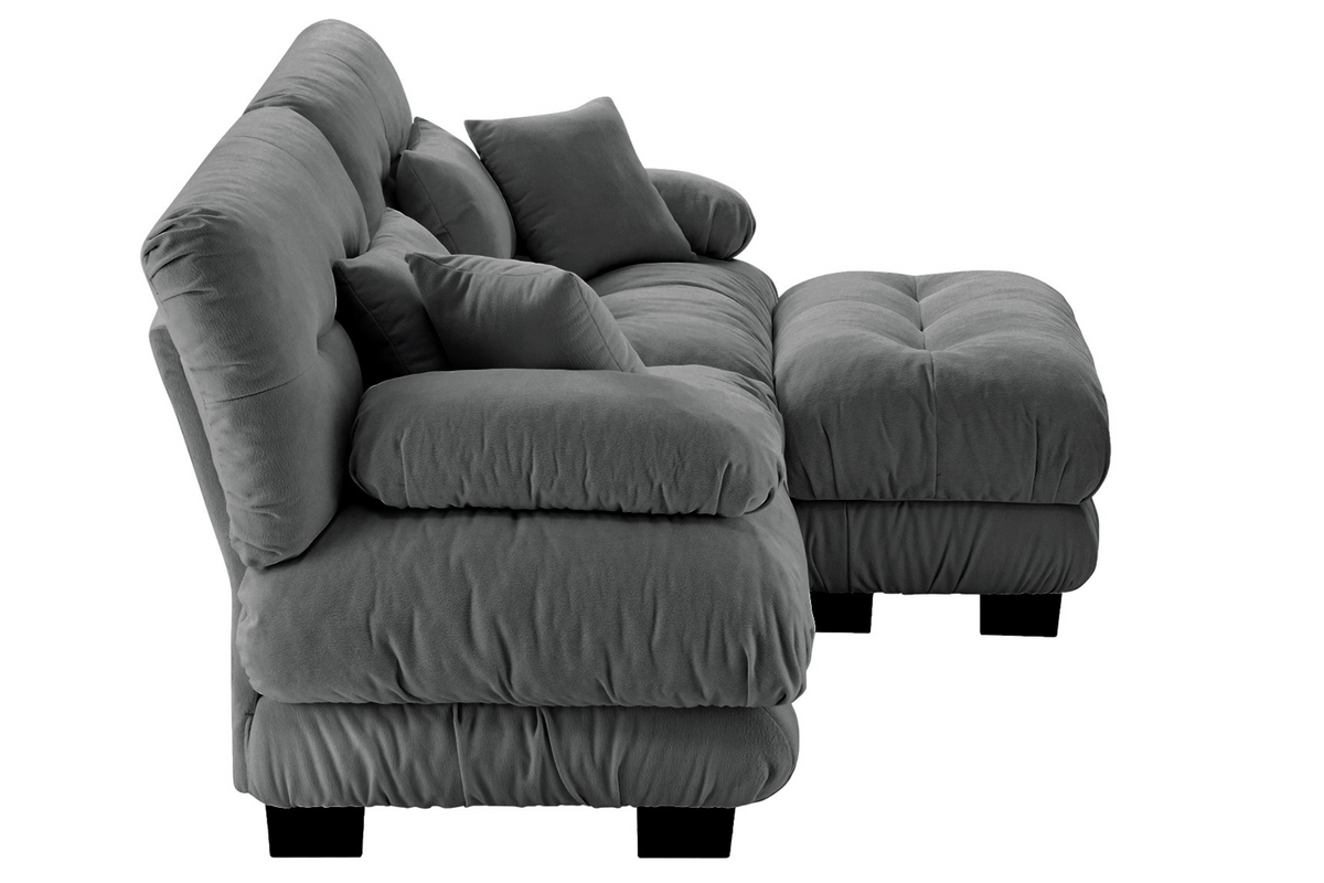 CLOUDIES 94&quot; Loveseat with 1 Ottoman