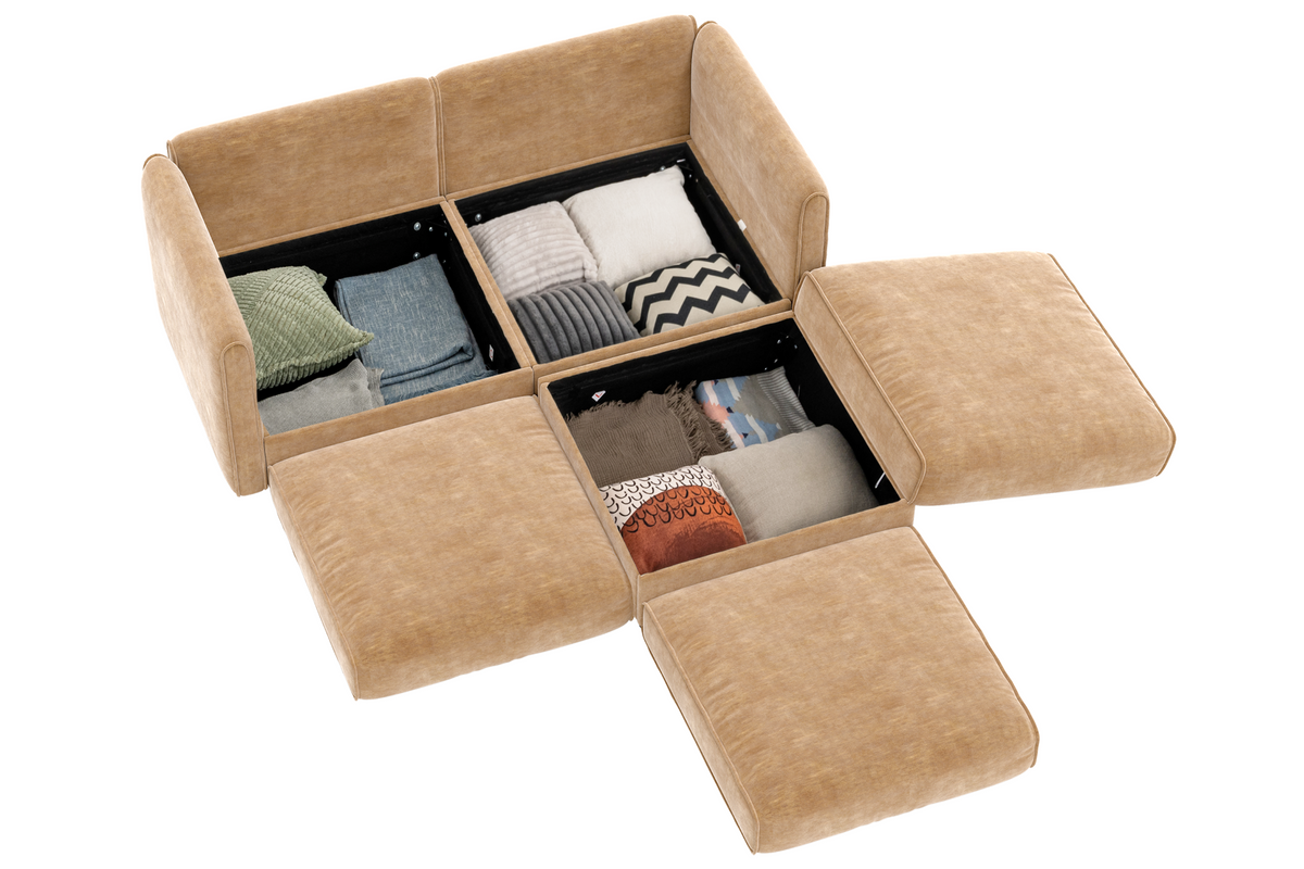PERTH 75&quot; Loveseat 1 Ottoman