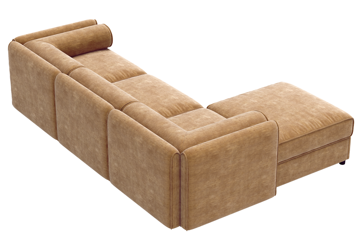 PERTH 109&quot; Sofa 3 Seater with 1 Ottoman