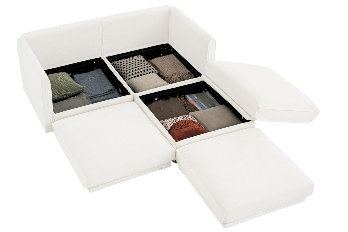 PERTH 75&quot; Loveseat 1 Ottoman