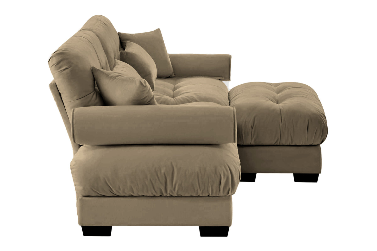 CLOUDIES 94&quot; Loveseat with 1 Ottoman