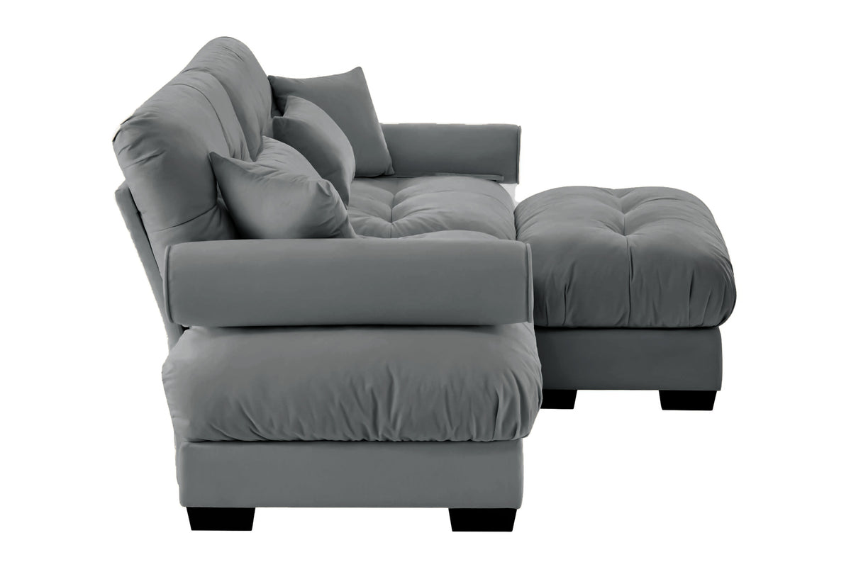 CLOUDIES 94&quot; Loveseat with 1 Ottoman