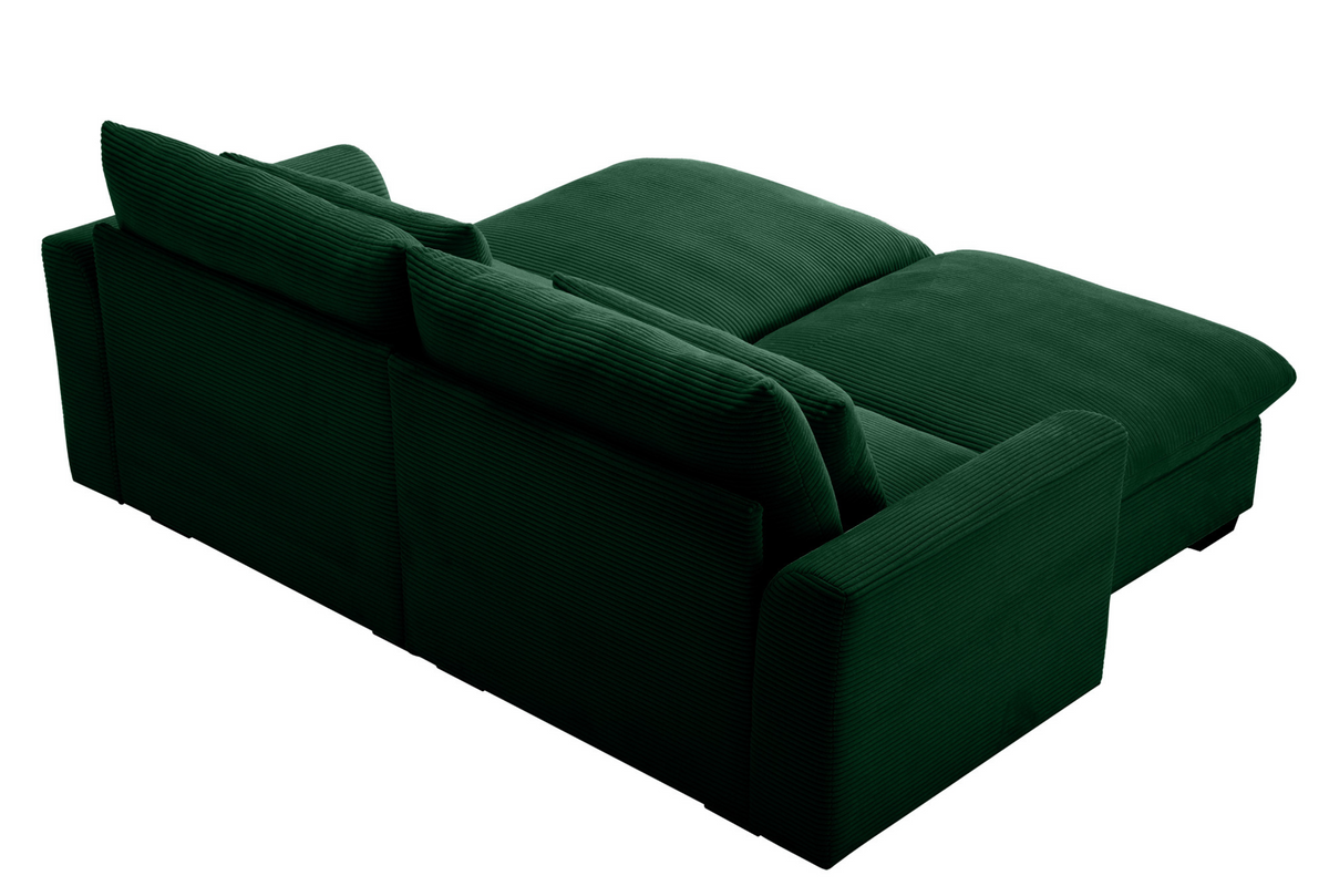 HARMONY 86&quot; Loveseat with 2 Ottomans