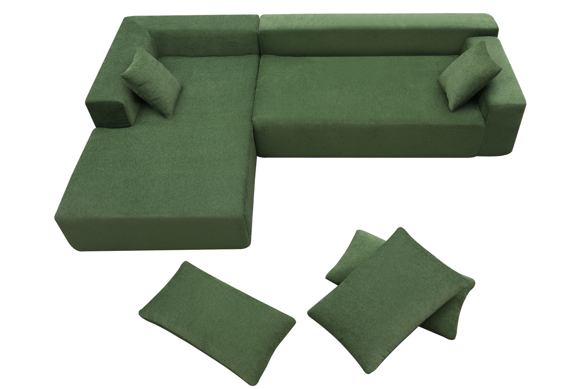 NOUVA 109&quot; Low Profile Sectional