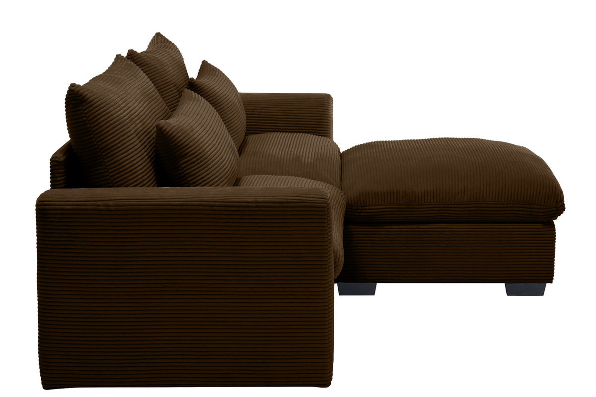 HARMONY 86&quot; Loveseat with 1 Ottoman