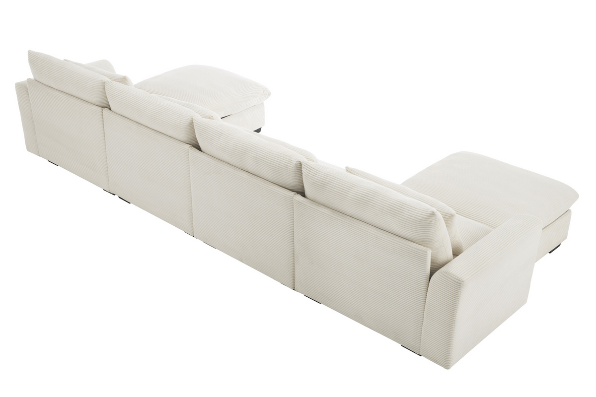 HARMONY 122&quot; 3-Seater Sofa with 1 ottoman