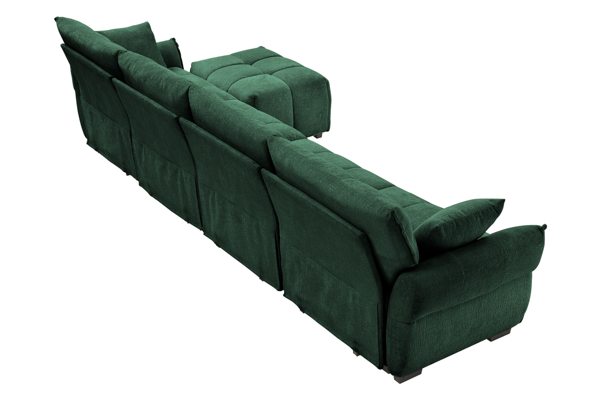 CHARLOTTE 141&quot; 4 Seater Sofa 1 Ottoman