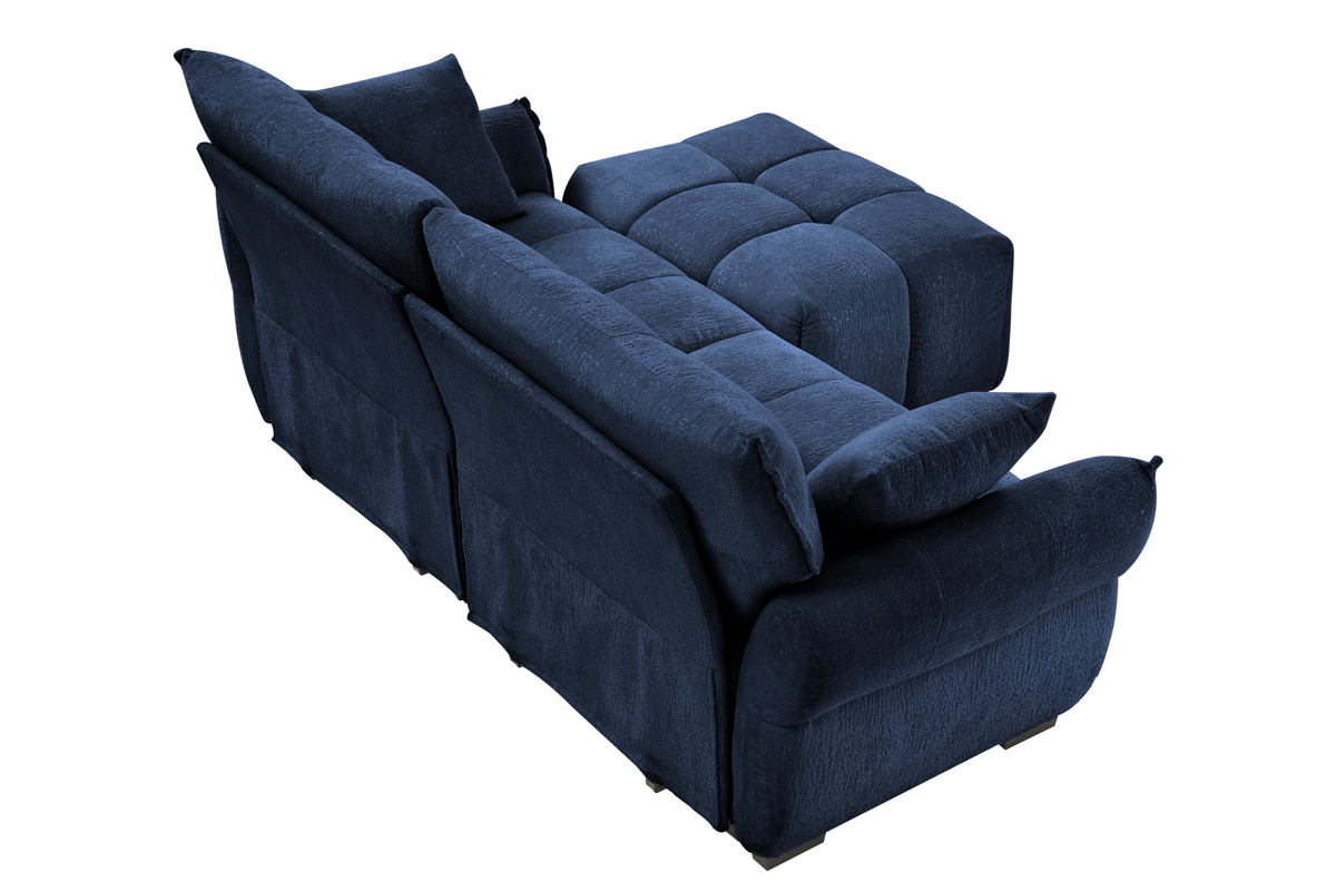 CHARLOTTE 78&quot; 2 Seater Sofa With 1 Ottoman