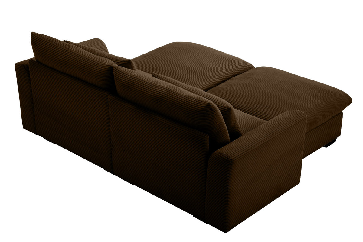 HARMONY 86&quot; Loveseat with 2 Ottomans