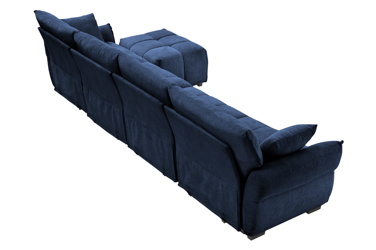 CHARLOTTE 141&quot; 4 Seater Sofa 1 Ottoman