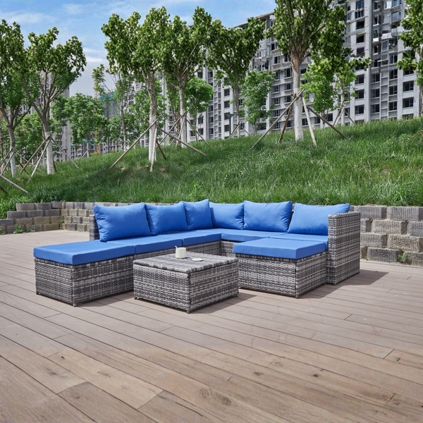 FELON Patio Comfort Sectional Set