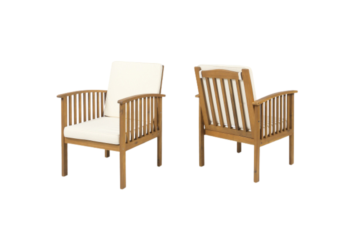 URVON Patio Chair with Side Table