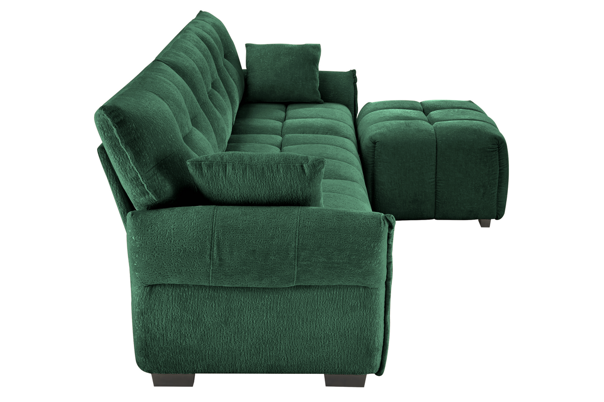CHARLOTTE 110&quot; 3 Seater Sofa with 1 Ottoman