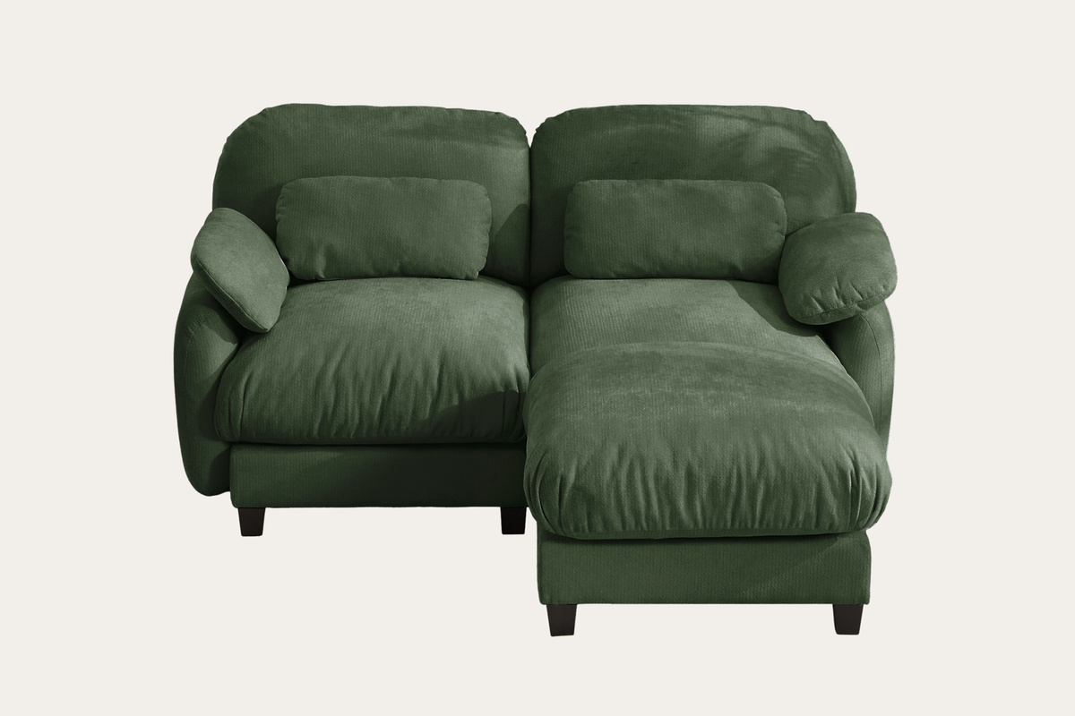 UNIONN 72" Loveseat With 1 Ottoman