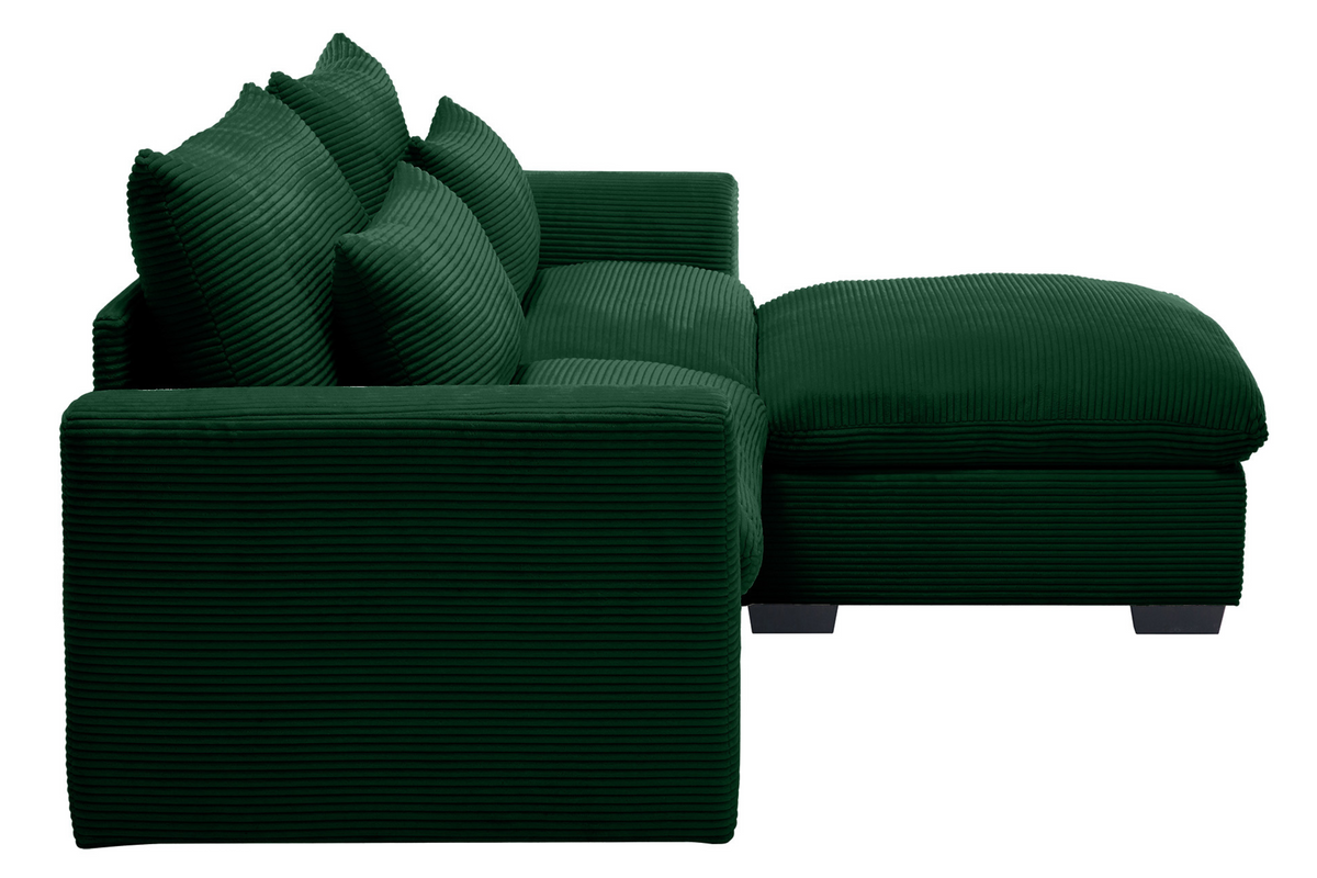 HARMONY 86&quot; Loveseat with 1 Ottoman