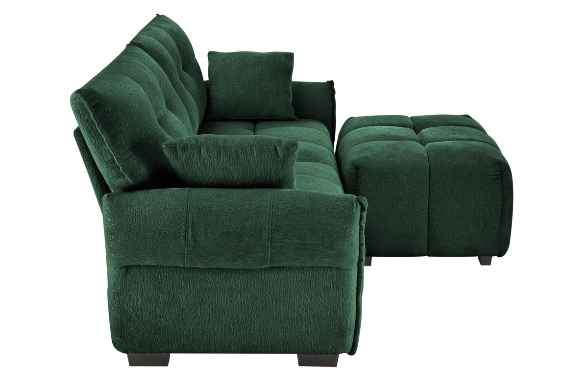 CHARLOTTE 78&quot; 2 Seater Sofa With 1 Ottoman