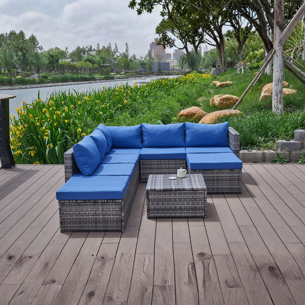 FELON Patio Comfort Sectional Set