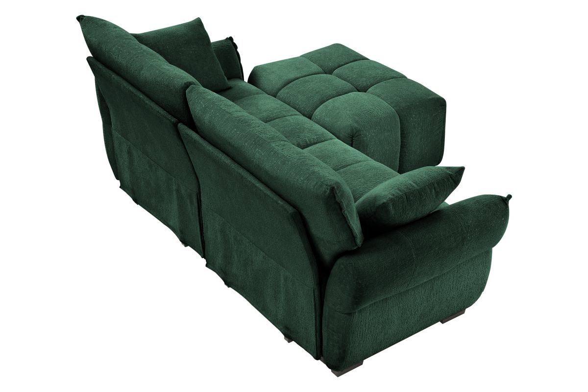 CHARLOTTE 78&quot; 2 Seater Sofa With 1 Ottoman