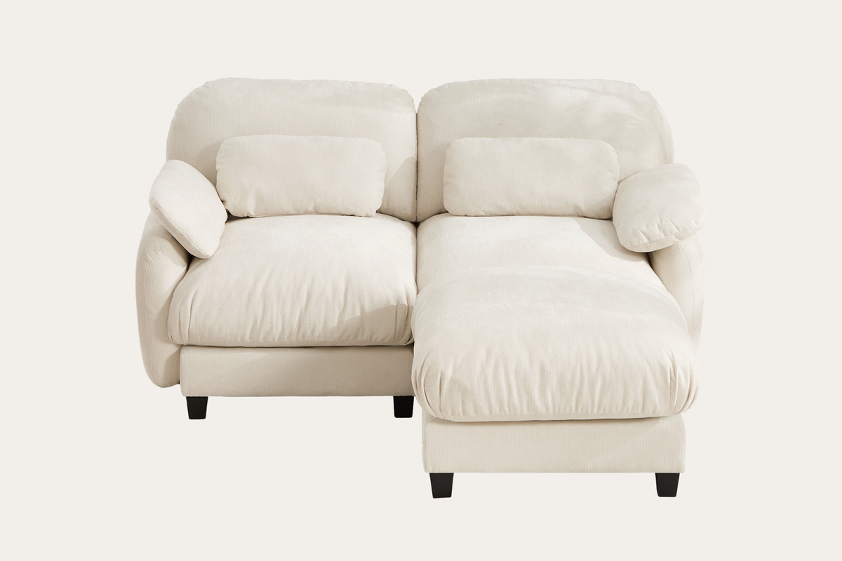 UNIONN 72" Loveseat With 1 Ottoman