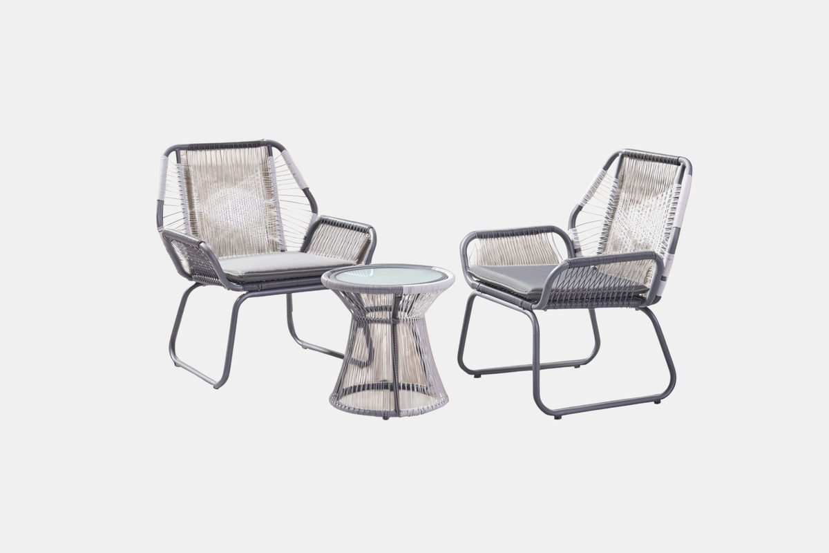 RAVON Outdoor 3 Piece Chat Set