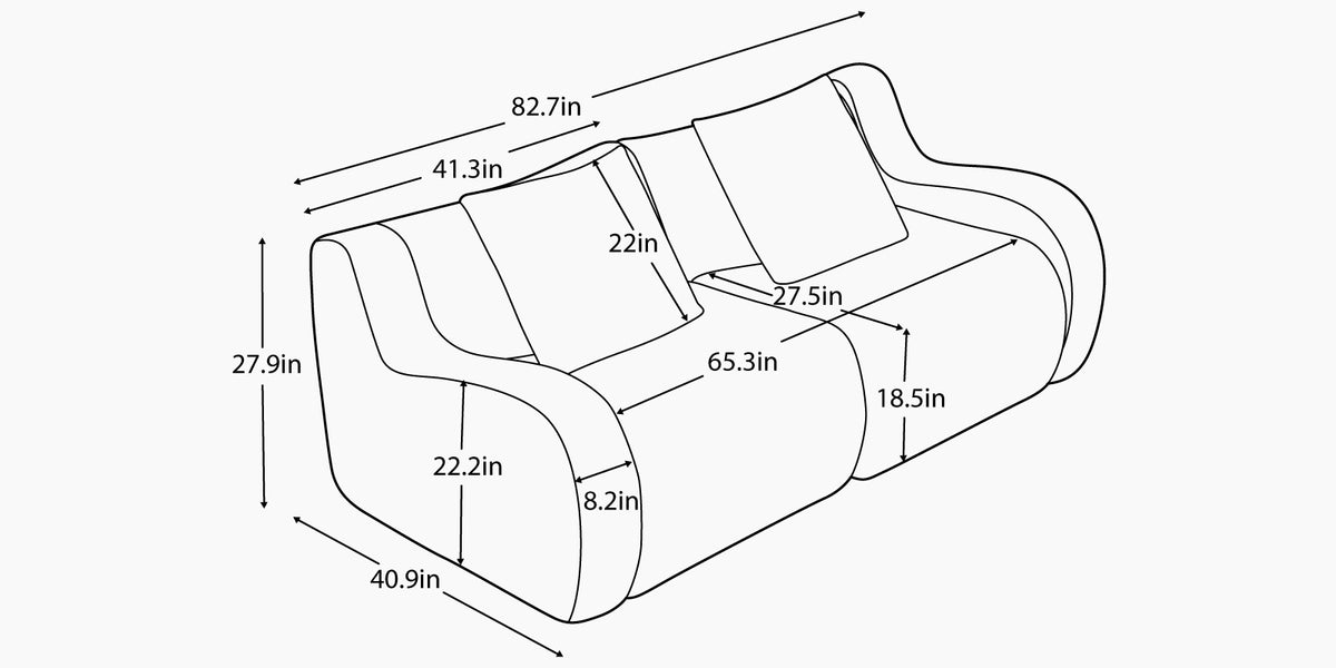 ROMA 82.7" Loveseat