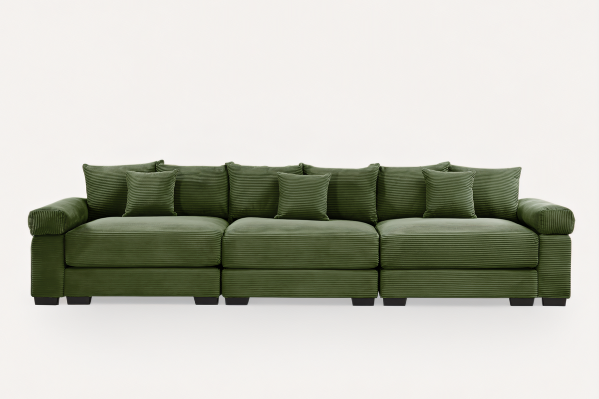 DESEO 130&quot; 3-Seater Sofa