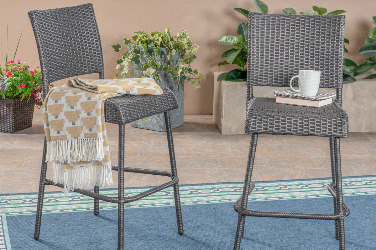 WELRO 29' Outdoors Barstools - Set of 2