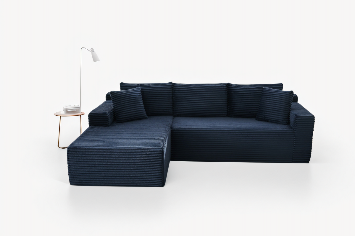NOUVA 103" Corduroy Left Chaise Sofa