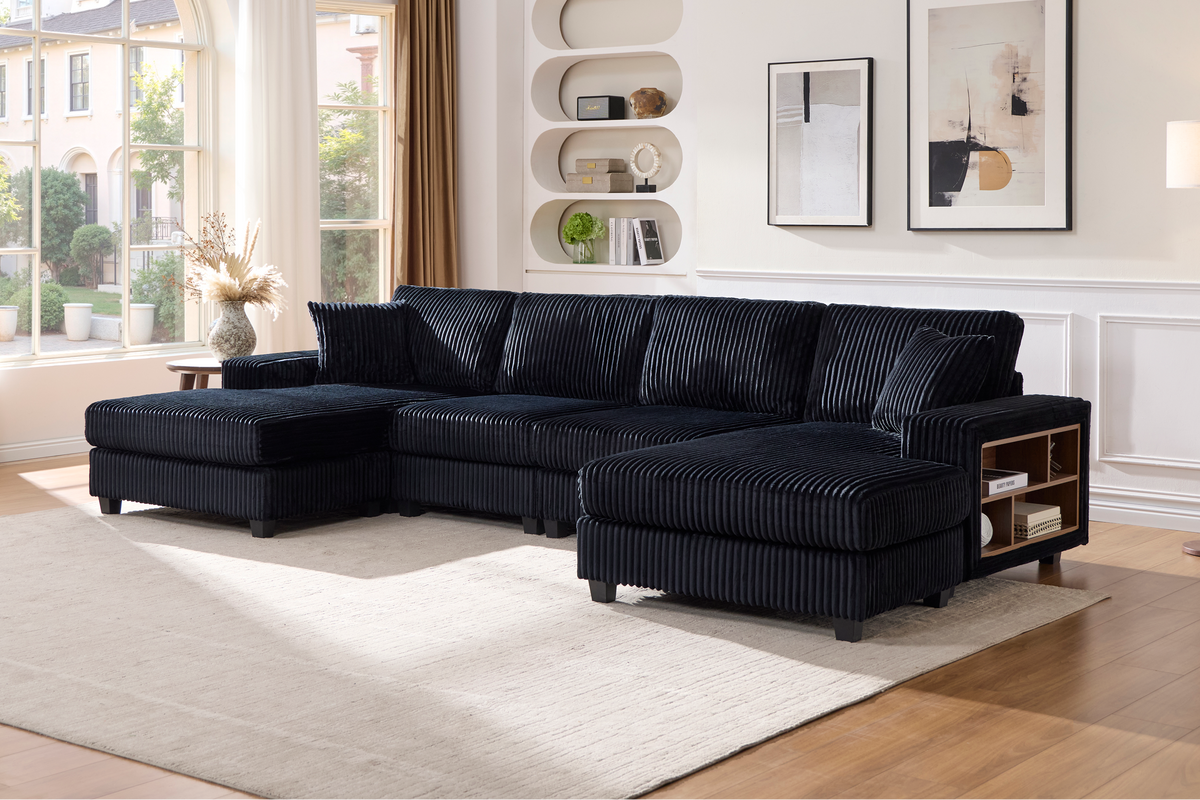 CUREN 139" Sleeper Sofa