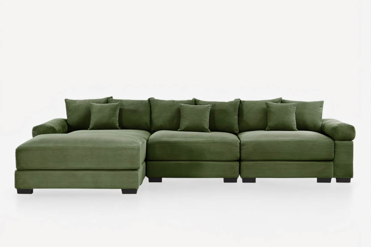 DESEO 130&quot; 3-Seater With 1 Ottoman