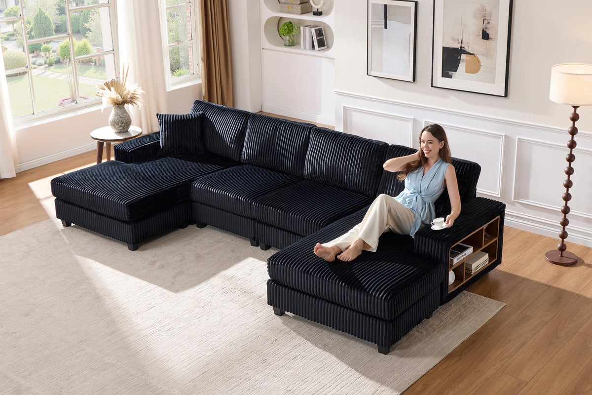 CUREN 139" Sleeper Sofa