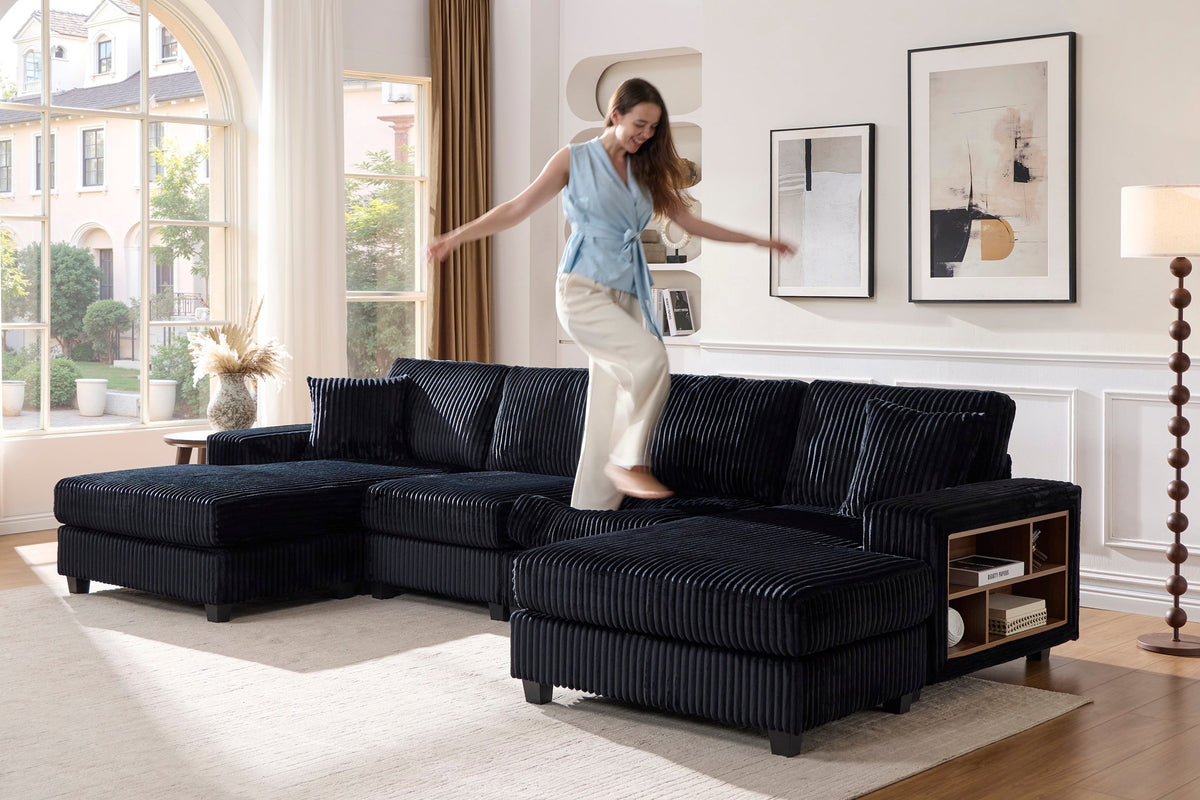 CUREN 139" Sleeper Sofa